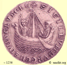 L�becker Siegel um das Jahr 1256